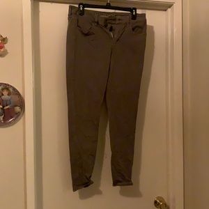 Army green American Eagle Jeggings